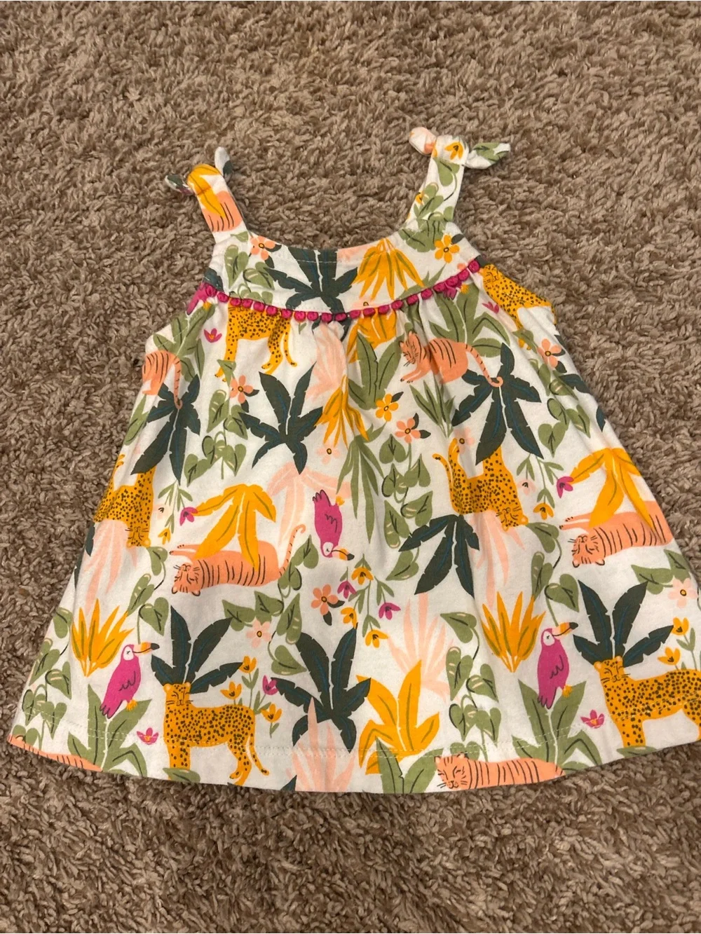 Girls Mixed Dress and Top Bundle 0-3 month girls clothing lot of 7